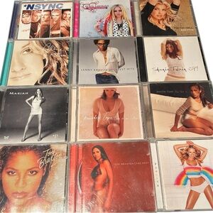 Vintage 90s/Y2K CD BUNDLE MARIAH CAREY, JLO, NSYNC
